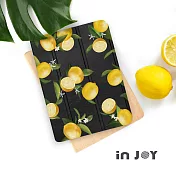 INJOYmall for iPad 234 系列 Smart cover皮革平板保護套 微甜檸檬款
