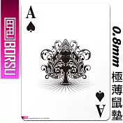 BORSU極薄鼠墊_FUNNY_撲克黑桃A