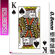 BORSU極薄鼠墊_FUNNY_撲克黑桃K