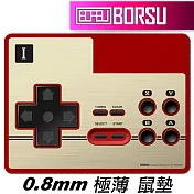 BORSU極薄鼠墊_FUNNY_紅白手把