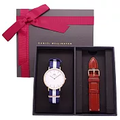 DW Daniel Wellington 經典中的珍貴收藏時尚優質腕錶-帆布+金殼/40mm