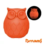 Dreams Owl 聰明貓頭鷹LED 感應夜燈-橘