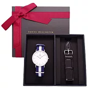 DW Daniel Wellington 經典中的珍貴收藏時尚優質腕錶-帆布+金殼/40mm