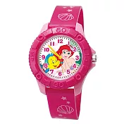 Disney迪士尼 可愛卡通人物繽紛雙色兒童膠錶- 小美人魚