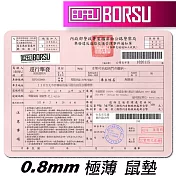 BORSU極薄鼠墊_FUNNY_超速罰單