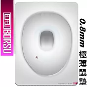 BORSU極薄鼠墊_FUNNY_坐著馬桶
