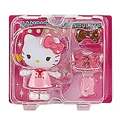 Sanrio 換裝娃娃組 擺飾玩偶 公仔 HELLO KITTY 廚師裝 粉
