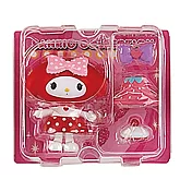 Sanrio 換裝娃娃組 擺飾玩偶 公仔 美樂蒂 草莓洋裝 粉