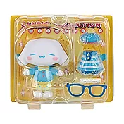 Sanrio 換裝娃娃組 擺飾玩偶 公仔 大耳狗 閉眼 黃