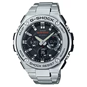 CASIO卡西歐  G-SHOCK系列 強悍手錶 (GST-S110-1A)-銀黑