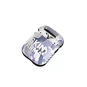 Skinarma日本潮牌 AirPods Camouflage迷彩耳機保護套 冰灰
