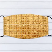 IHERMI 金色方磚 個性口罩 台灣製