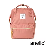 anello 經典口金後背包 淺粉色 M尺寸