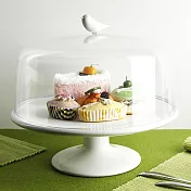 QUALY 小雀兒點心架L(白鳥)