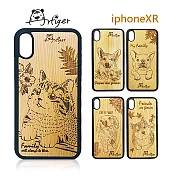 Artiger-iPhone原木雕刻手機殼-家寵系列(iPhoneXR)貓咪
