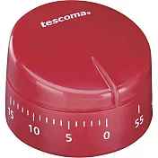 《TESCOMA》圓形發條計時器(紅)