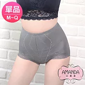 AMANDA艾曼達 加大束褲  素面束腹提臀竹炭紗(單品M-Q)M-膚色