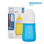 【韓國sillymann】 100%鉑金矽膠奶瓶160ML米蘭藍
