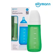 【韓國sillymann】 100%鉑金矽膠奶瓶260ML波士頓綠