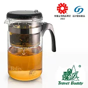 【台灣精品】泡茶飄逸杯1000ml (玻璃外杯)