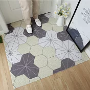 【巴芙洛】超大北歐風刮泥可裁剪絲圈門口地墊50x80cm 魔術三角