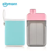【韓國sillymann】 扁平時尚水壺-500ml粉色