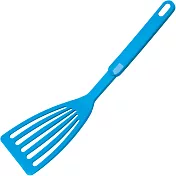 《GHIDINI》簡約扇型濾油鍋鏟(藍29cm)