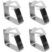 《GHIDINI》不鏽鋼桌布固定夾4入(箭頭)