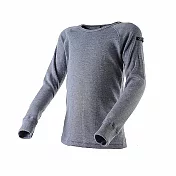 Route8八號公路 童 WARM 圓領抑菌保暖衣104CM麻灰