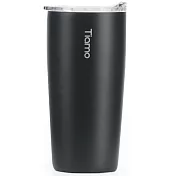 Tiamo 真空陶瓷隨手杯 410ml-三色(HE5161)黑色