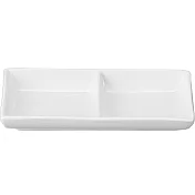 《Tokyo Design》雙格白瓷醬料碟(17.5cm)