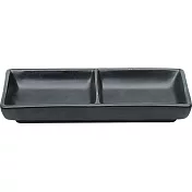《Tokyo Design》雙格瓷醬料碟(黑)