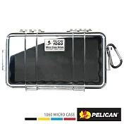 PELICAN 派力肯 1060 Micro Case 微型防水氣密箱-透明(黑)