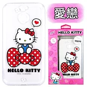 【Hello Kitty】HTC 10 evo 5.5吋 彩繪空壓手機殼(愛戀)