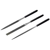 日本TAMIYA田宮模型用精密挫刀3件組ITEM 74046*800(平頭/尖頭/圓銼刀)精密銼刀-日本平行輸入