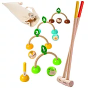 泰國Plantoys 經典木作童玩-槌球組