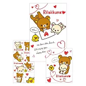 San-X 拉拉熊紅粉愛心系列新年紅包組。愛心