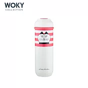WOKY X LISA LARSON聯名款輕量隨行陶瓷保溫瓶400ML(3色可選)紅色