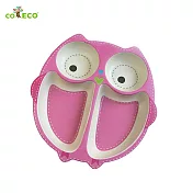 coeco竹纖維動物造型兒童餐盤-造型貓頭鷹