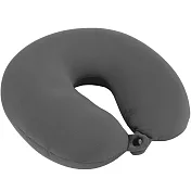 《TRAVELON》U型扣式顆粒護頸枕(灰)