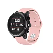 華米米動 Amazfit GTR 20mm 純色矽膠運動替換手環錶帶粉色