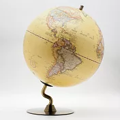 SkyGlobe 12吋仿古觸控鋰電池N型古銅底座地球儀(中英文對照)