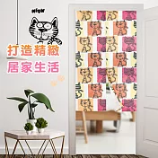 【巴芙洛】家傢貓日製長門簾85x150cm (門簾/長門簾/風水簾/日製門簾) 彩色