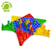 【Playful Toys 頑玩具】收納式跳棋 (臺灣製造 益智桌遊 棋盤玩具) 5022