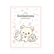 San-X 懶妹與長毛貓系列雙開10入A4文件夾。白