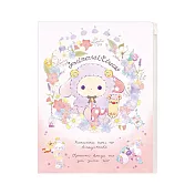 San-X 魔幻馬戲團夢境綿羊系列開夾鏈袋文件夾。夢境綿羊