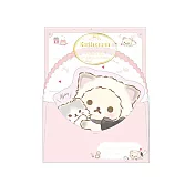 San-X 懶妹與長毛貓系列系列信紙組2柄。粉