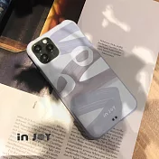 INJOYmall for iPhone XS 香芋千層派 輕巧耐撞擊邊框手機殼