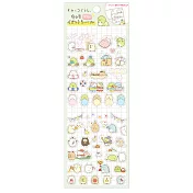 San-X 角落公仔歡樂時光系列手帳本專用貼紙。粉藍