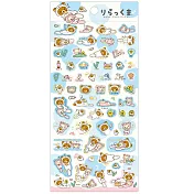 San-X 拉拉熊你好海獺系列貼紙。白